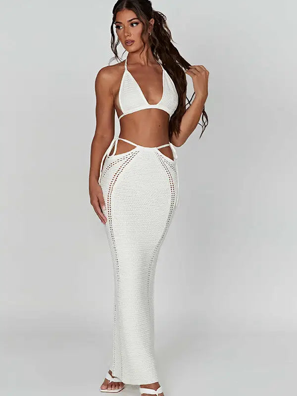 Two piece 2024 tight dress