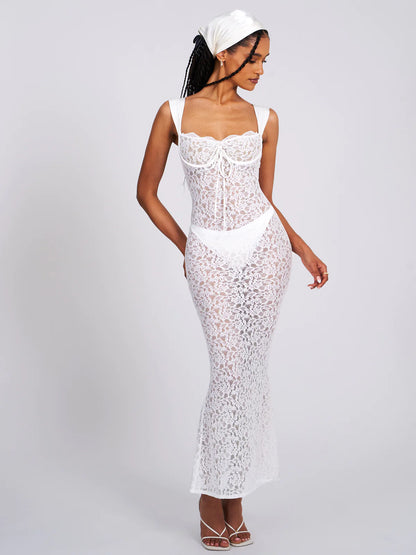 Veronica Lace Maxi Dress (comes in 3 colors)